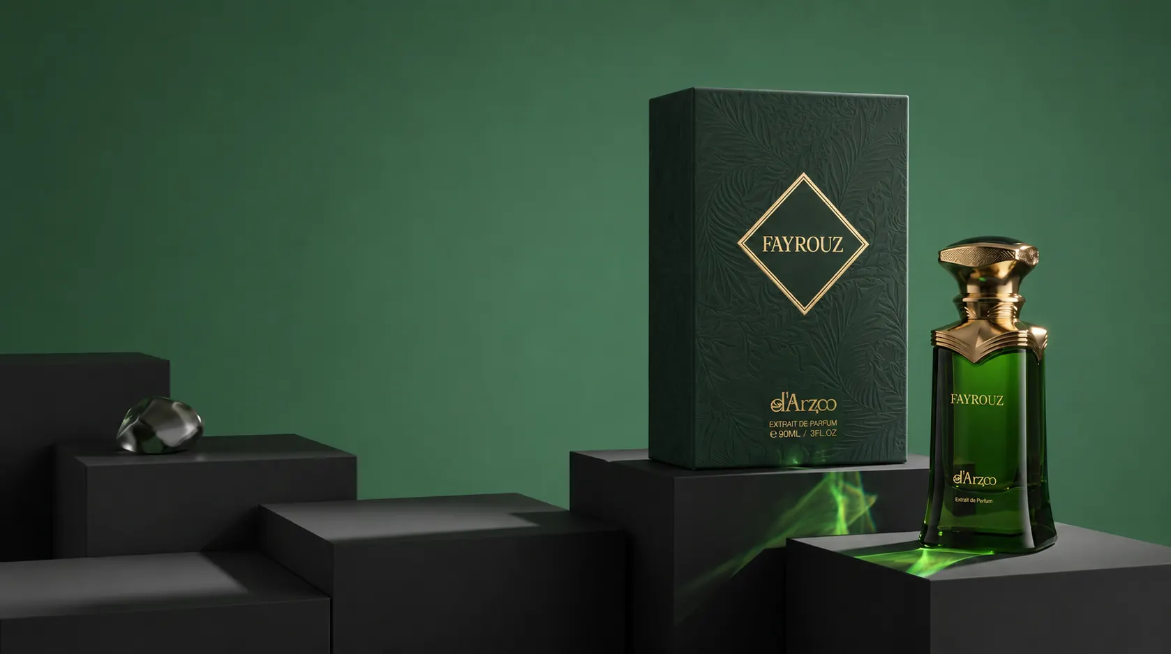 Fayrouz — Al Ghazala emerald floral